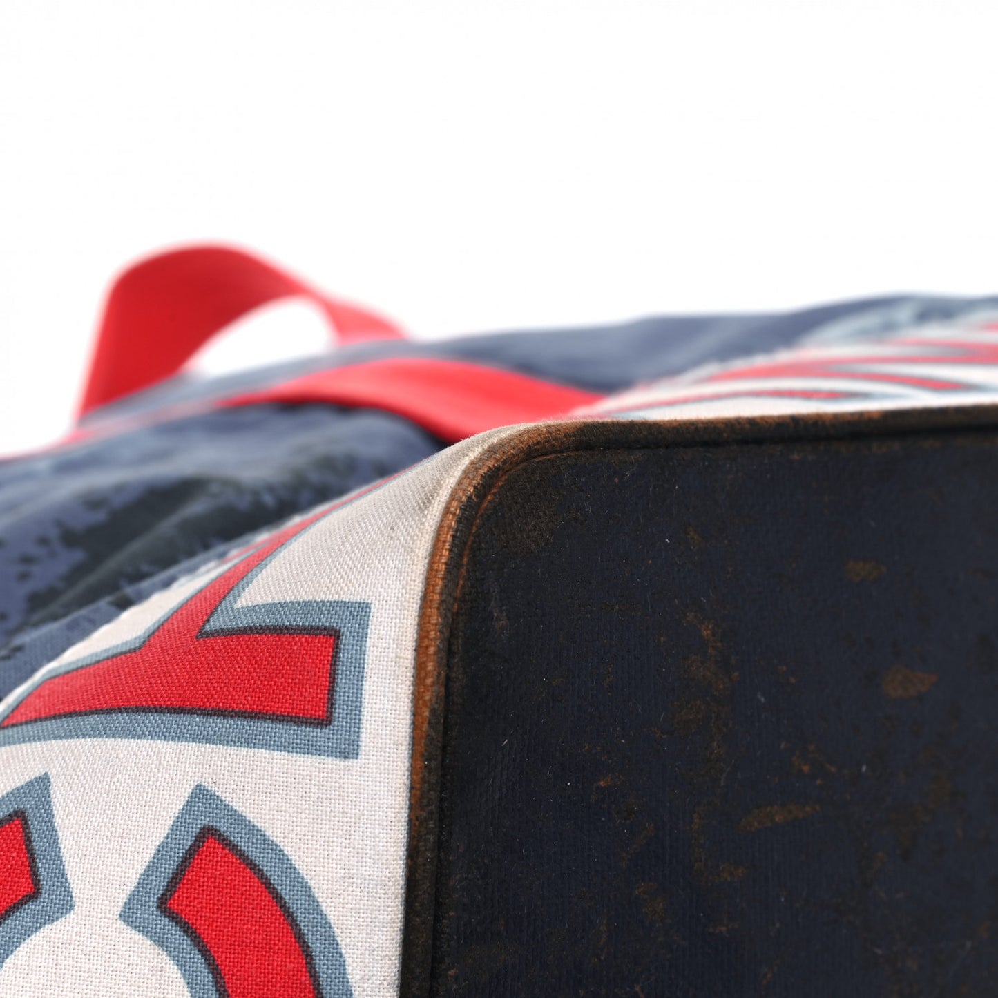 Canvas Surf Tote Red Blue