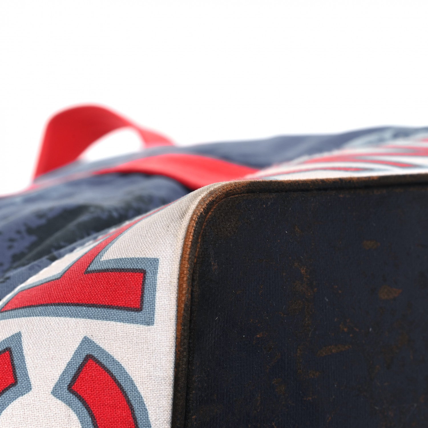 Chanel Canvas Surf Tote Red Blue 11 of 19