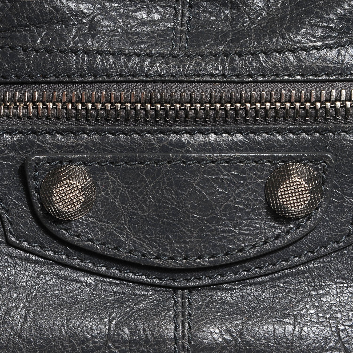 Balenciaga Agneau Giant 12 Silver Hardware Pompon Gris Tarmac 8 of 13