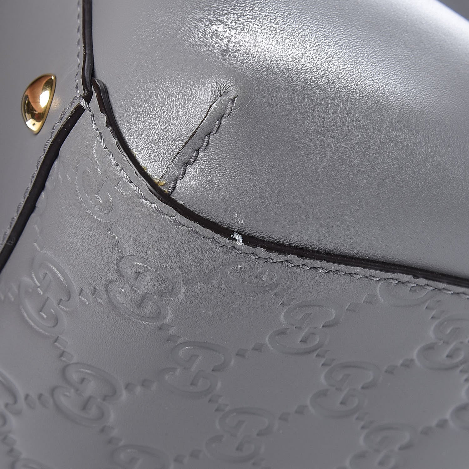 Gucci Soft Guccissima Top Handle Bag Storm Grey 8 of 8
