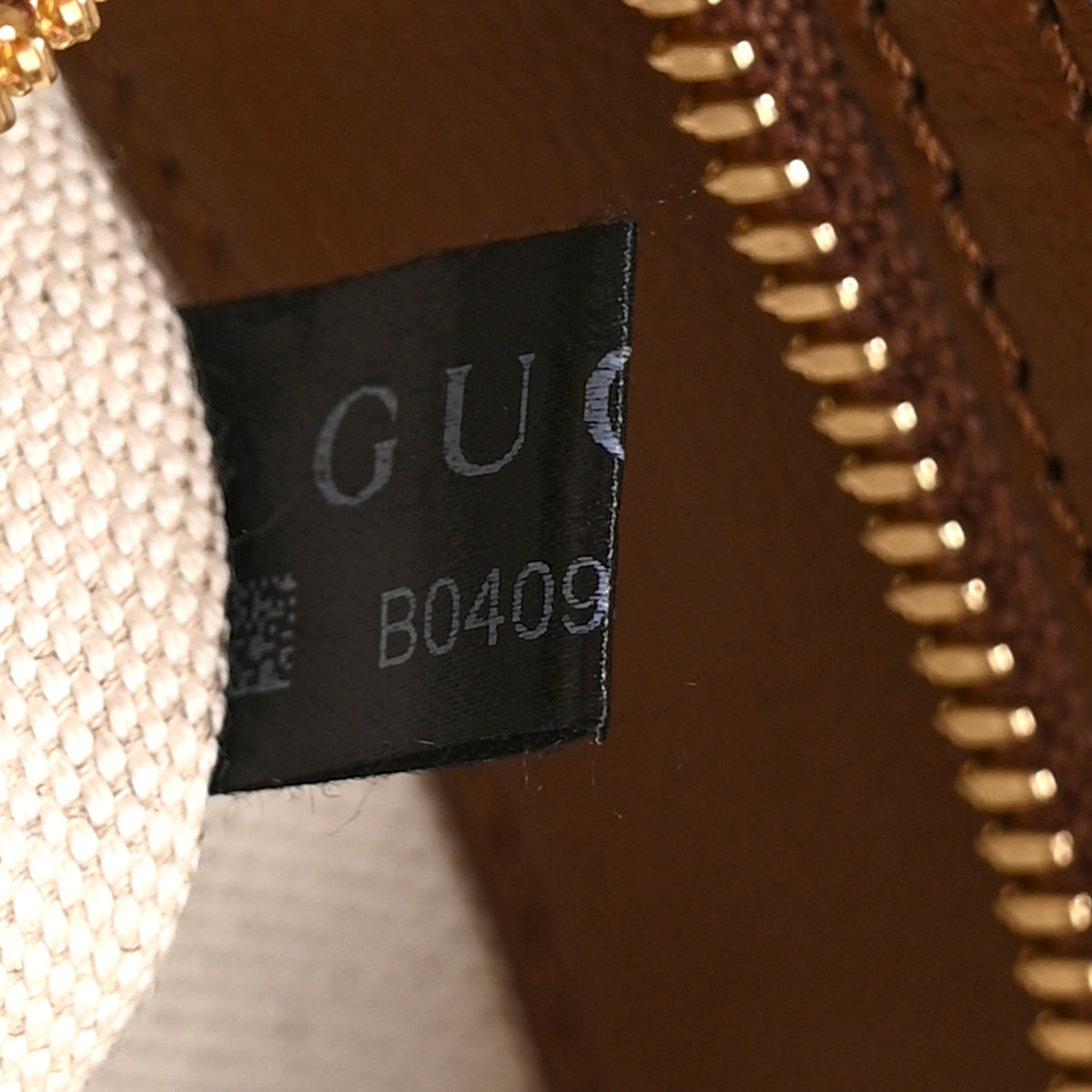 Gucci GG Supreme Monogram Azalea Calfskin Small Retro Interlocking G Wristlet Messenger Bag Beige Ebony Brown Sugar 9 of 11