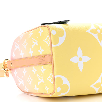 Louis Vuitton Monogram Giant By The Pool Speedy Bandouliere 25 Light Pink 9 of 11