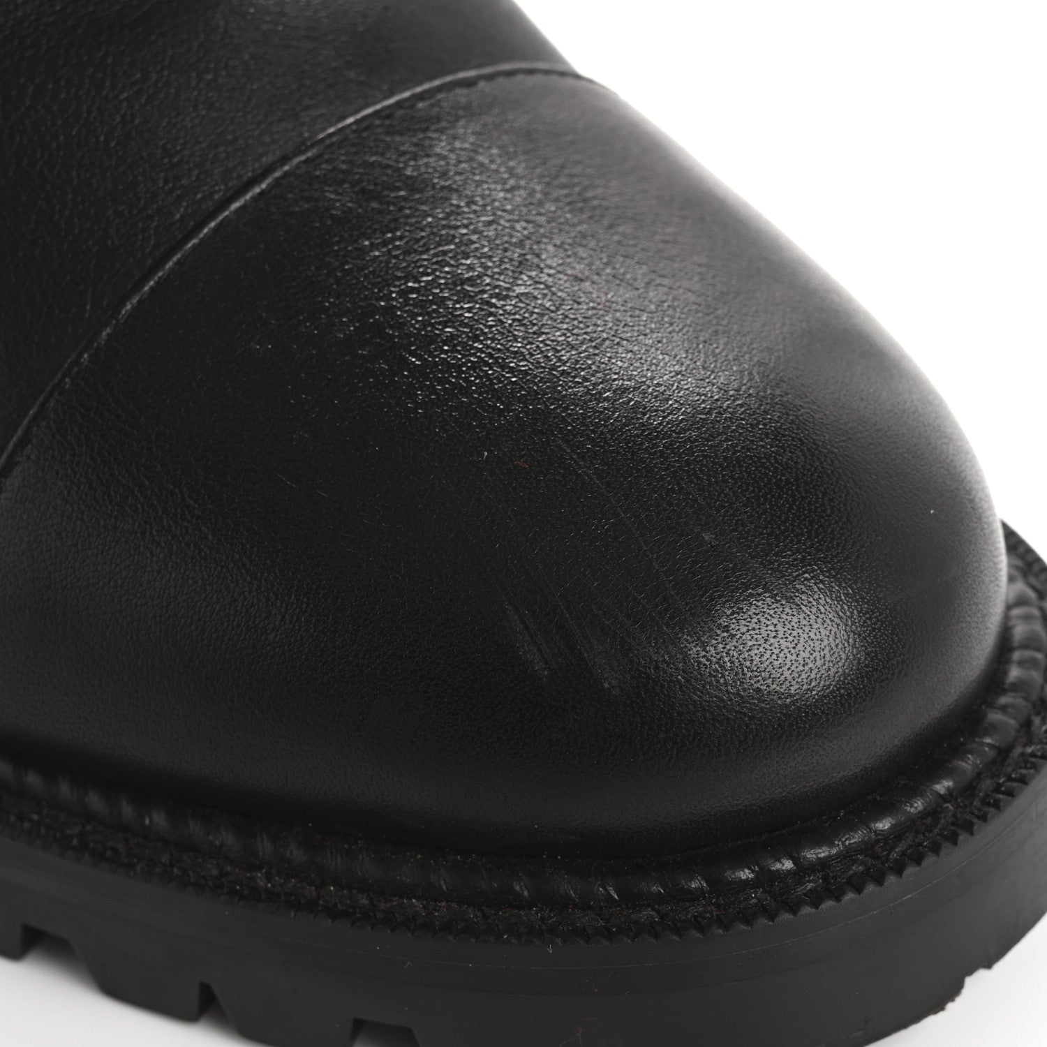 Christian Louboutin En Hiver Mixed Dual-Zip Booties 39 Black 9 of 13