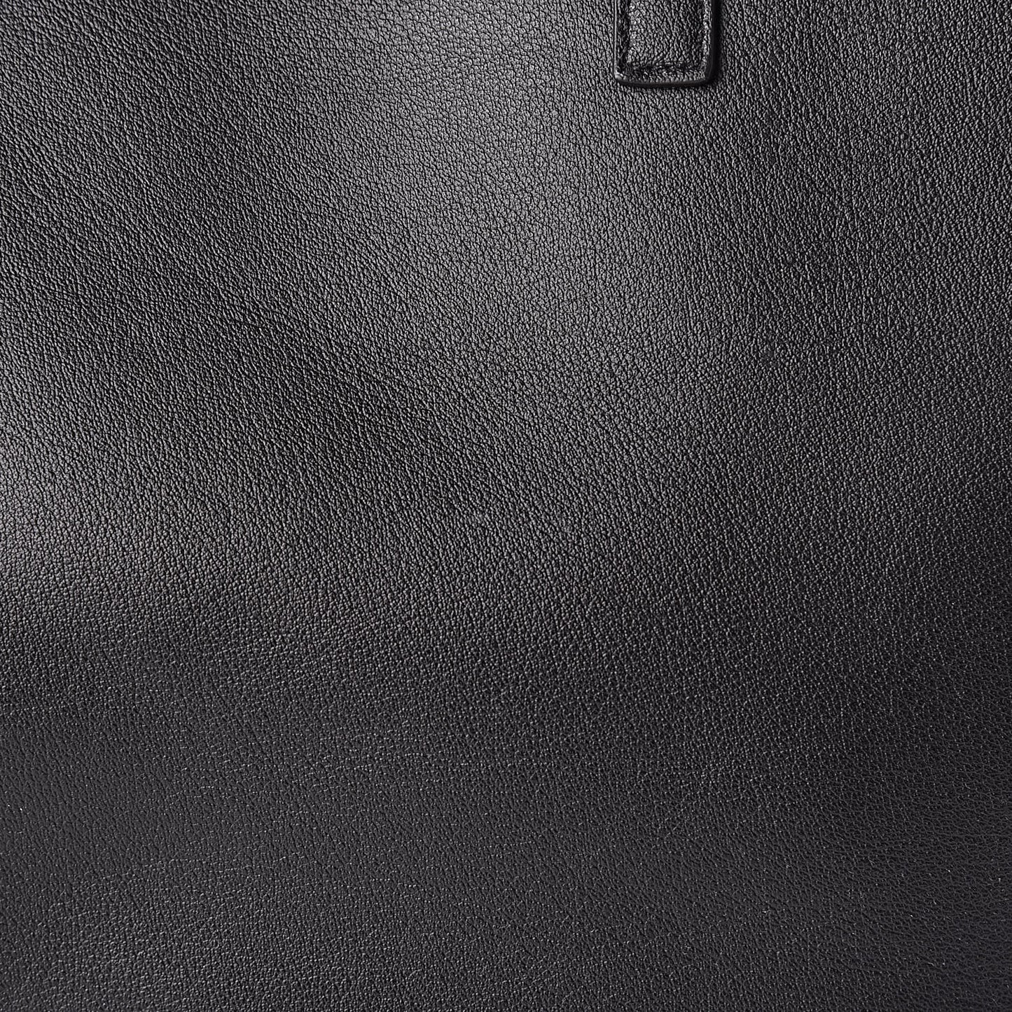 Calfskin Large Shopping Tote Black