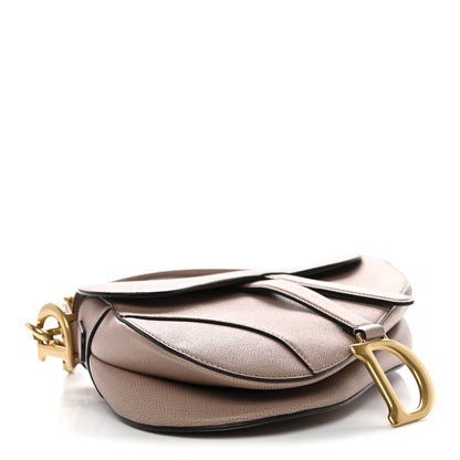 Christian Dior Grained Calfskin Saddle Bag With Strap Blush 4 of 10