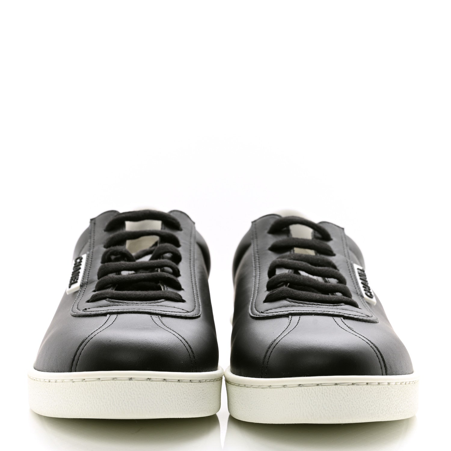 Chanel Calfskin CC Womens Sneakers 41 Black 2 of 8
