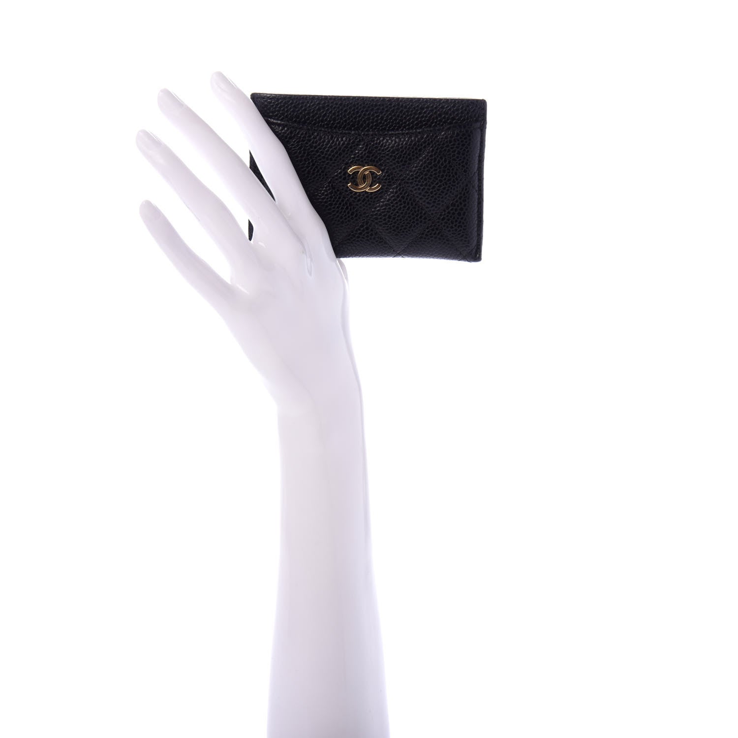 Chanel Caviar Quilted Card Holder Black 2 of 9