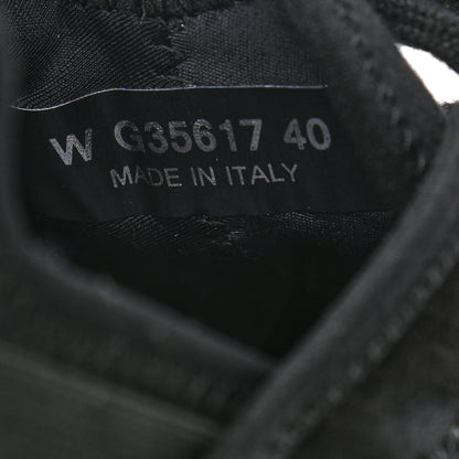 Chanel Velvet Calfskin Mixed Fibers CC Sneakers 40 Black 7 of 8