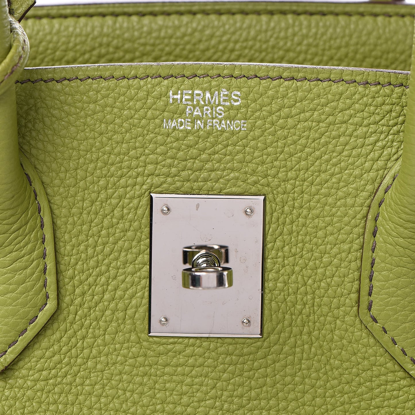 Togo Birkin 35 Vert Anis