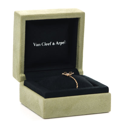 Van Cleef & Arpels 18K Yellow Gold Diamond Mini Frivole Bracelet 7 of 7