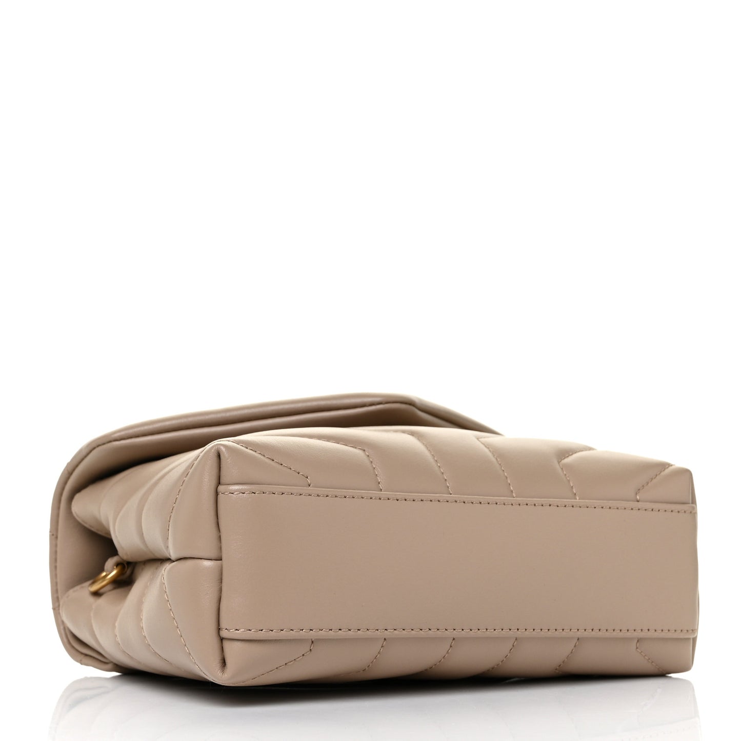 Calfskin Y Quilted Monogram Toy Loulou Satchel Latte