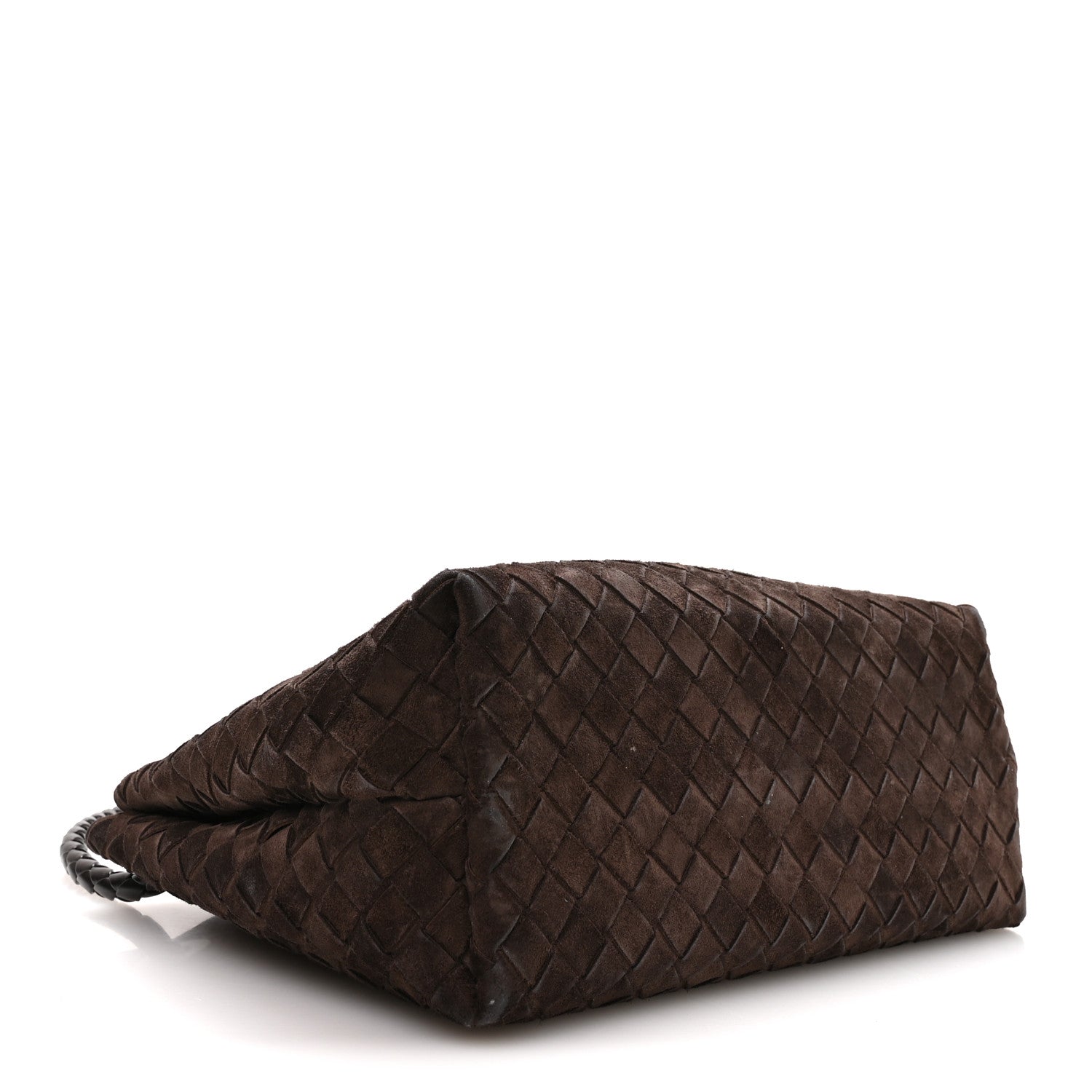 Bottega Veneta Suede Intrecciato Medium Andiamo Shoulder Bag Fondant 4 of 9