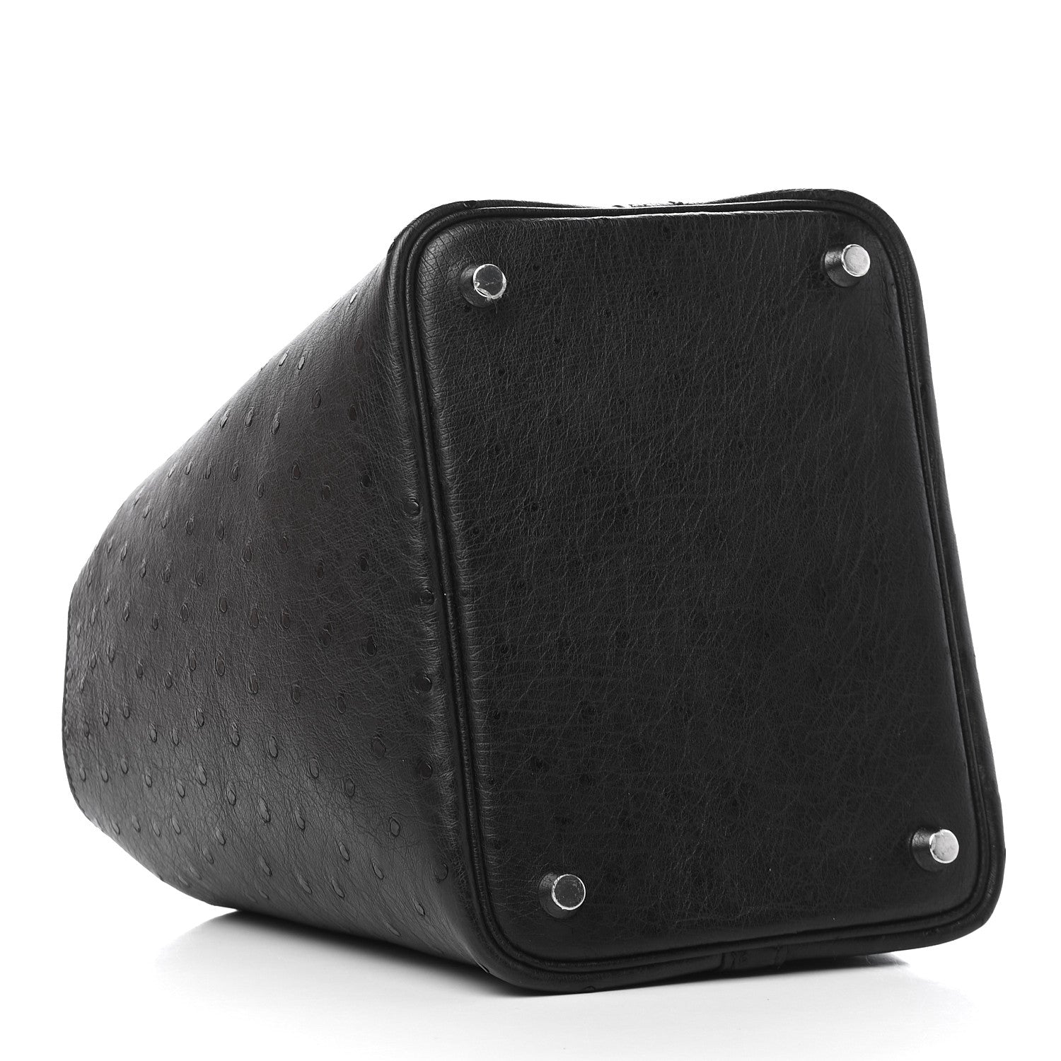 Hermes Ostrich Picotin Lock 18 Black 4 of 9