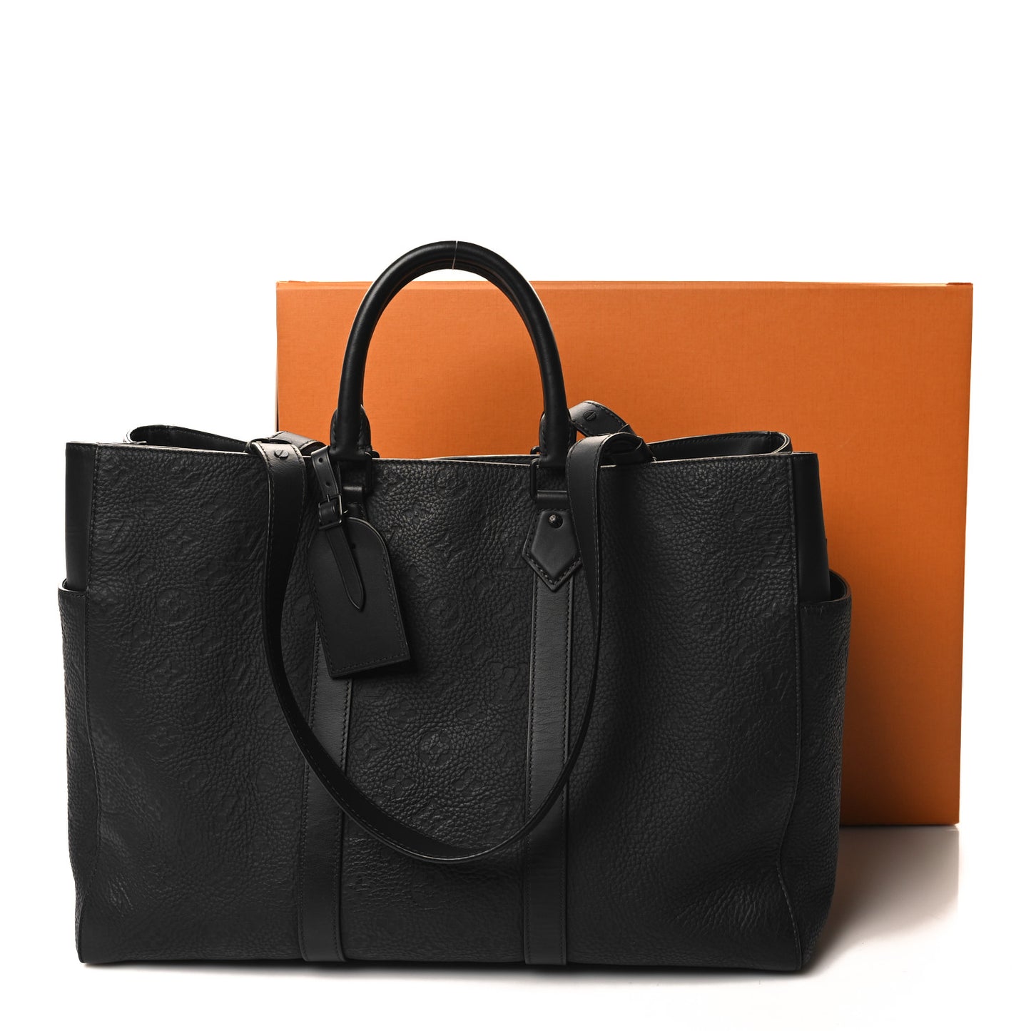 Taurillon Monogram Sac Plat 24H Black