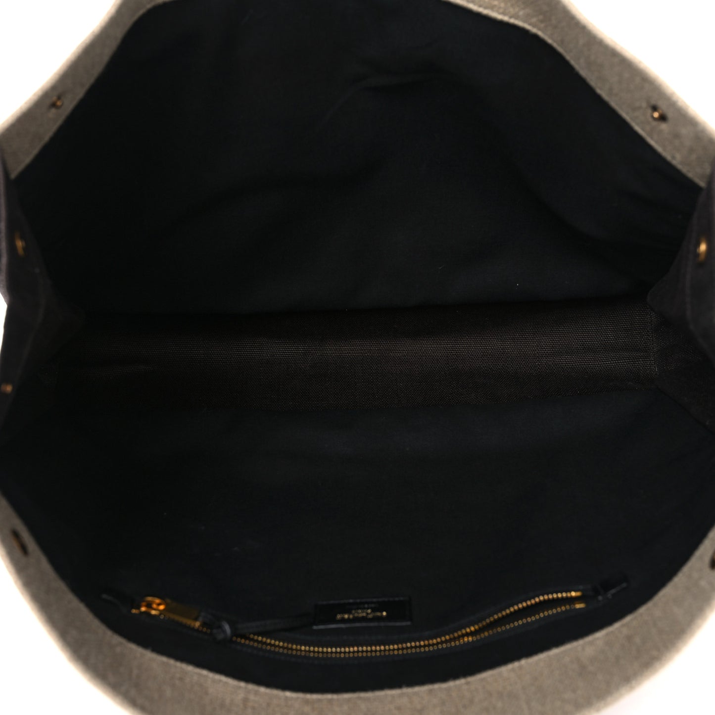 Linen Calfskin Rive Gauche Tote Natural