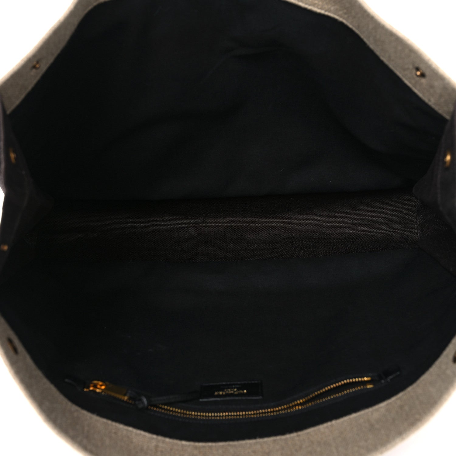 Saint Laurent Linen Calfskin Rive Gauche Tote Natural 5 of 14