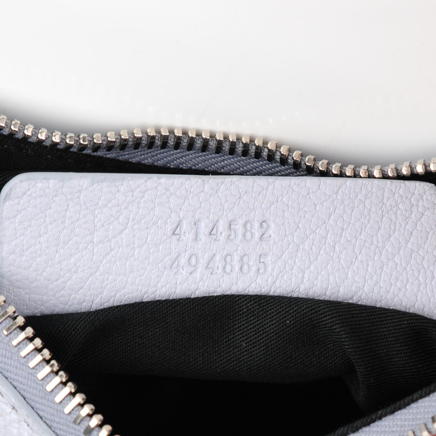 Calfskin De Manta Clutch Cloud Blue