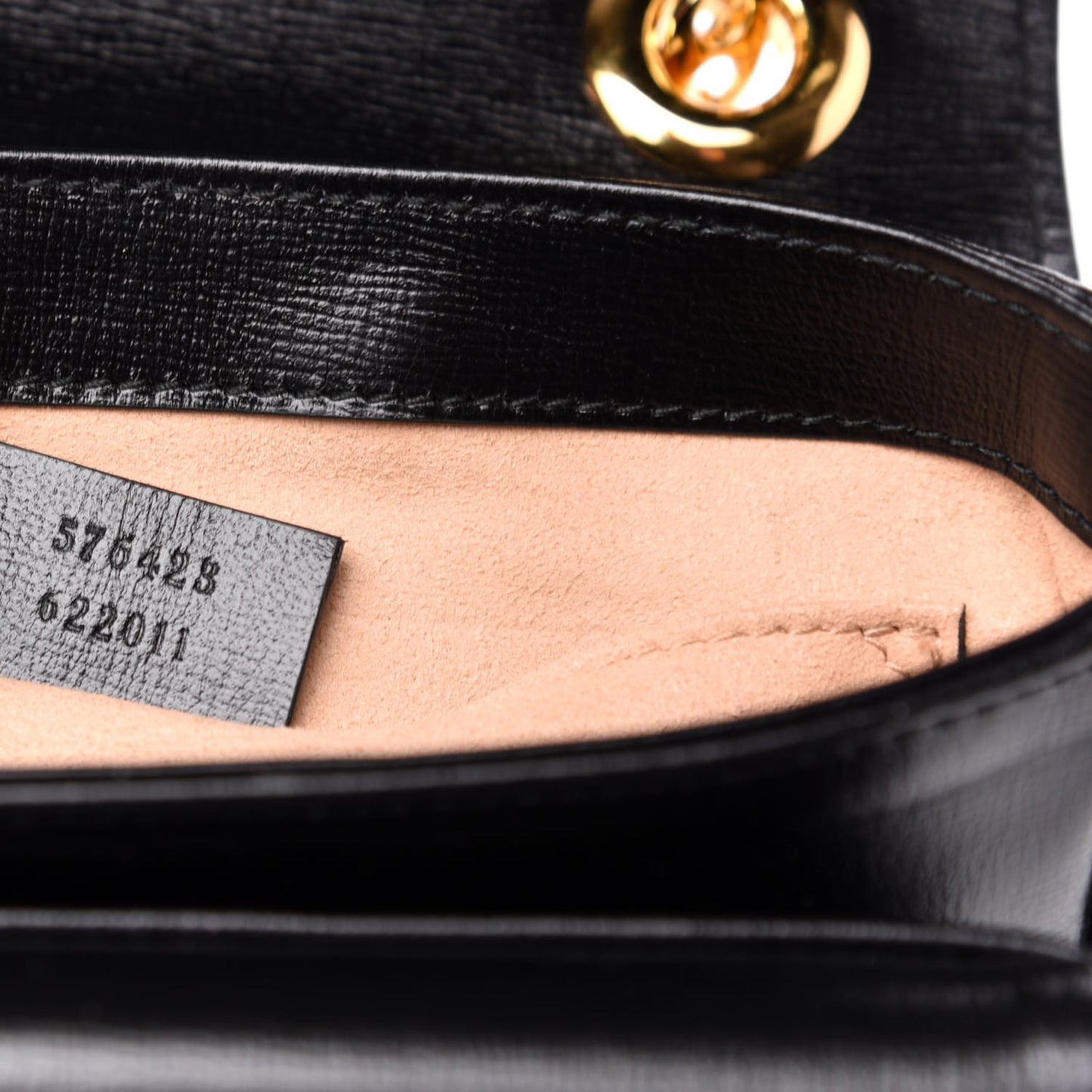 Azalea Calfskin Mini Marina Chain Shoulder Bag Black