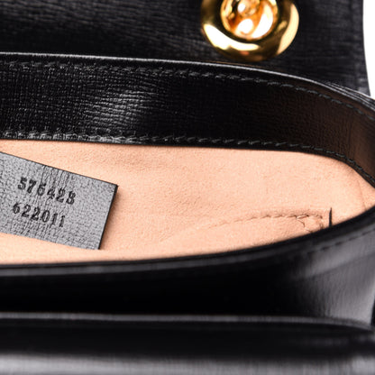 Gucci Azalea Calfskin Mini Marina Chain Shoulder Bag Black 8 of 13