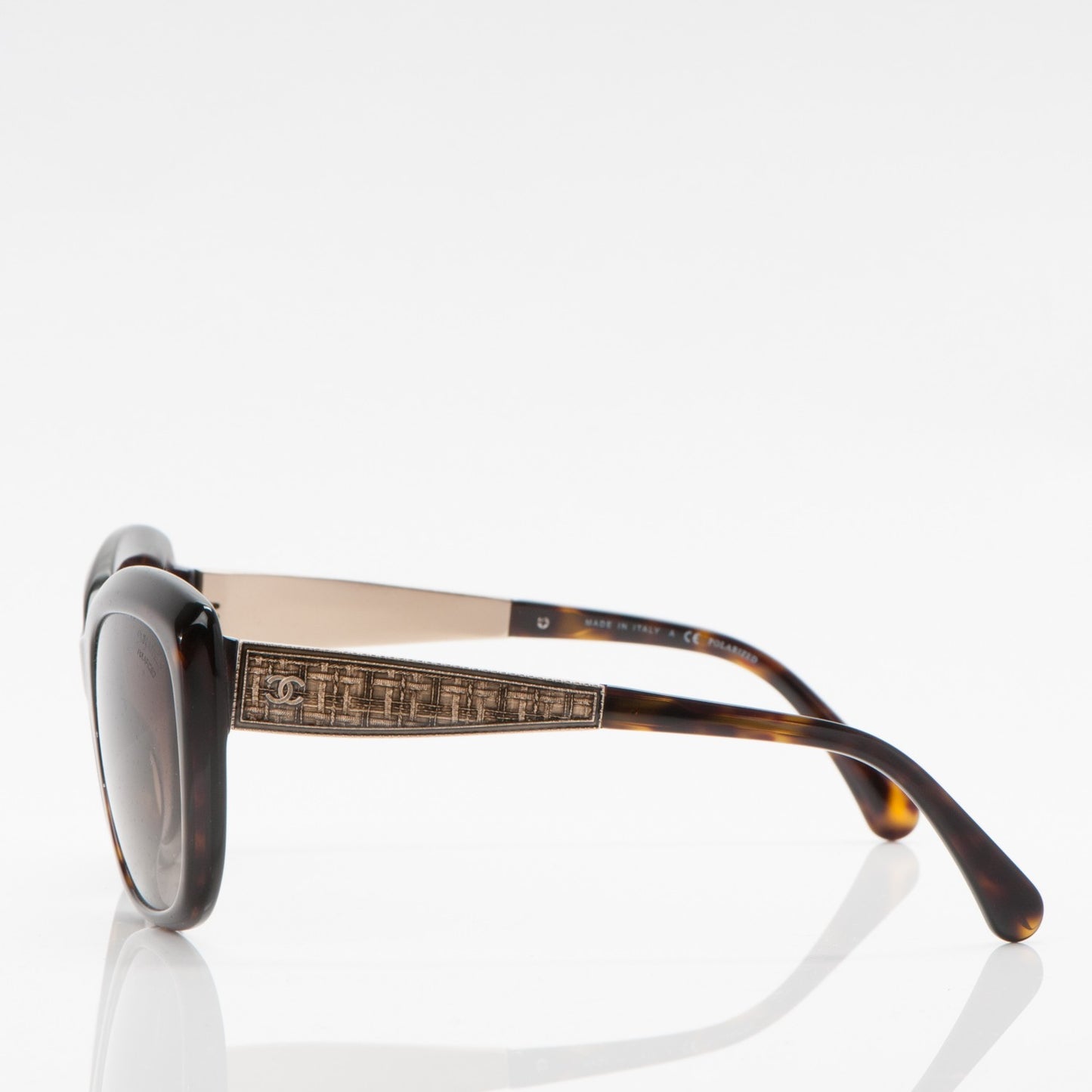 Tweed CC Sunglasses 5347 Brown