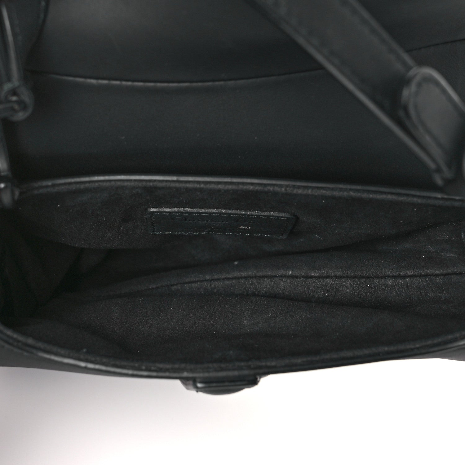 Christian Dior Ultra Matte Calfskin Mini Saddle Bag Black 5 of 11