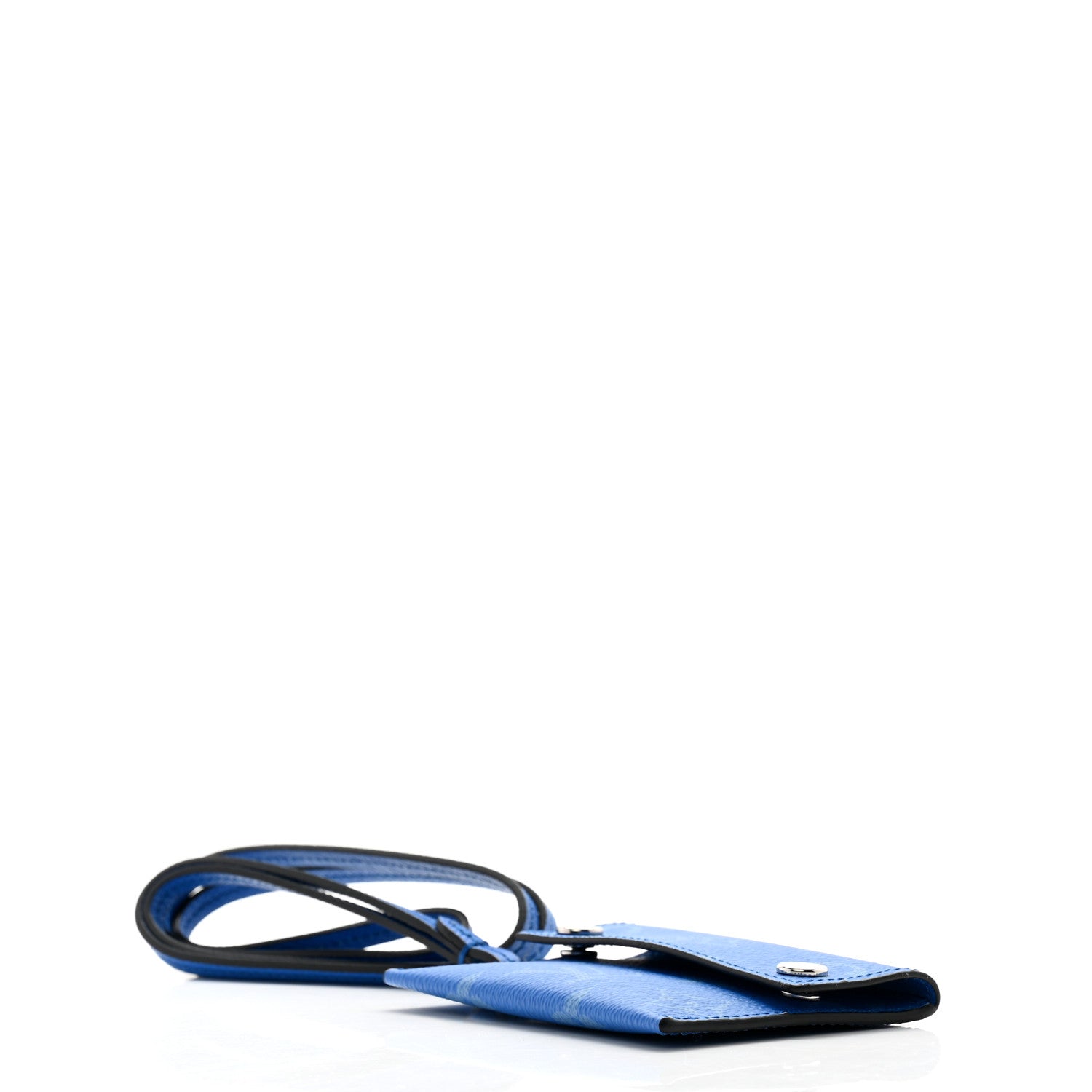 Louis Vuitton Taigarama Card Holder Necklace Agave Blue 4 of 9