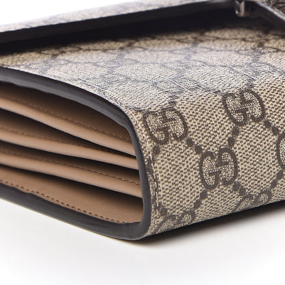 Gucci GG Supreme Monogram Mini Dionysus Chain Wallet Beige Taupe 8 of 11