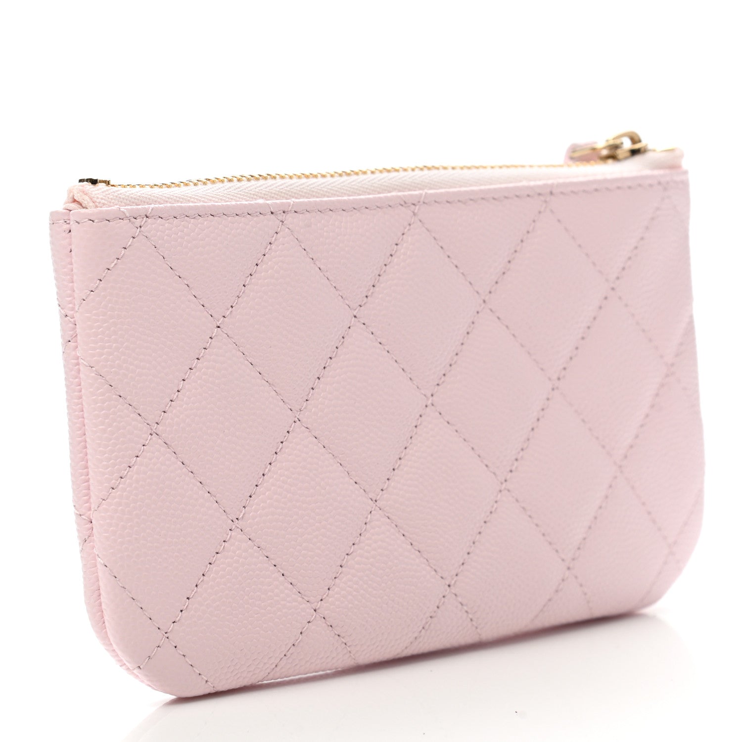 Chanel Caviar Quilted Small Cosmetic Case Light Pink 3 of 8
