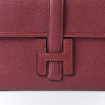 Hermes Swift Jige Elan 29 Clutch Rouge Grenat 10 of 11