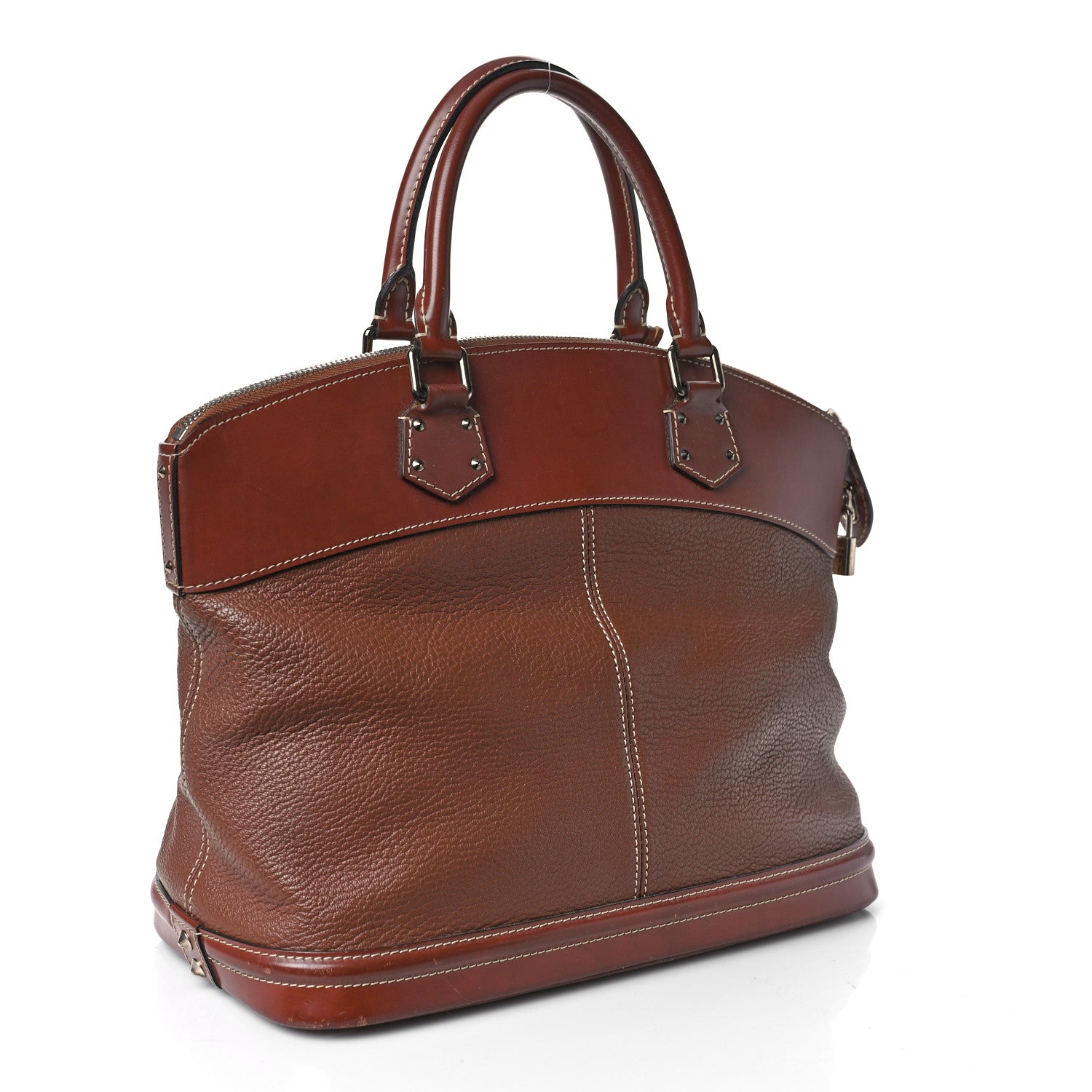 Louis Vuitton Suhali Lockit MM Sienne 3 of 9