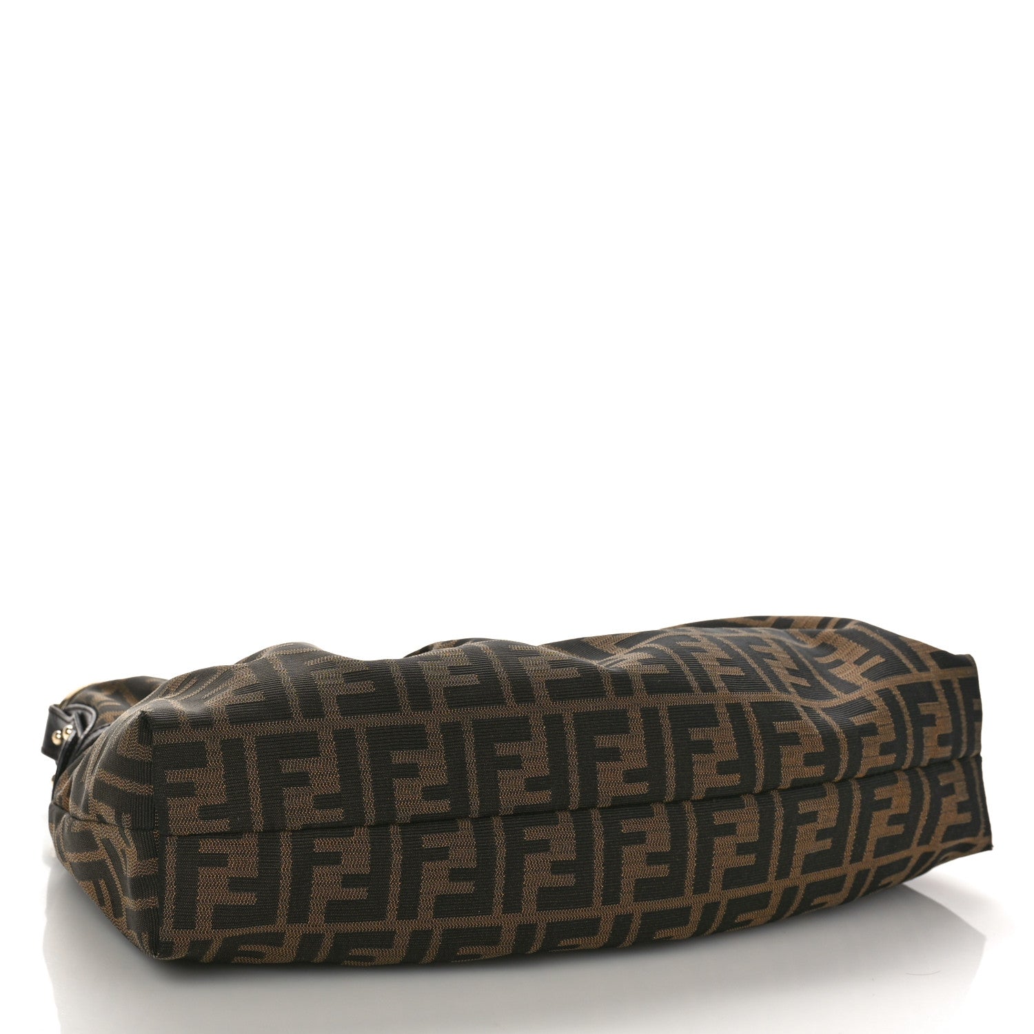 Fendi Zucca Cuoio Lucido Chef Hobo Tobacco Moro 4 of 8