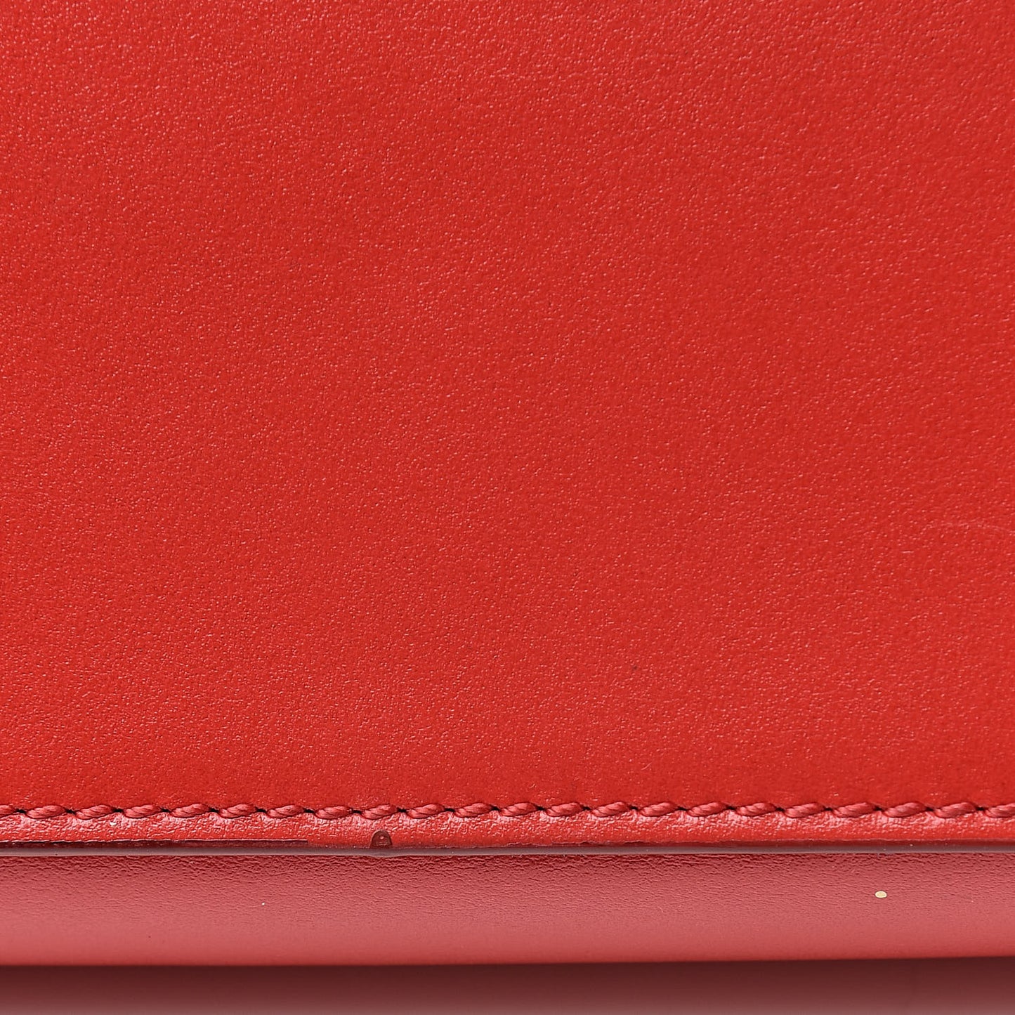 Calfskin Suede C Belt Bag Plaid Red