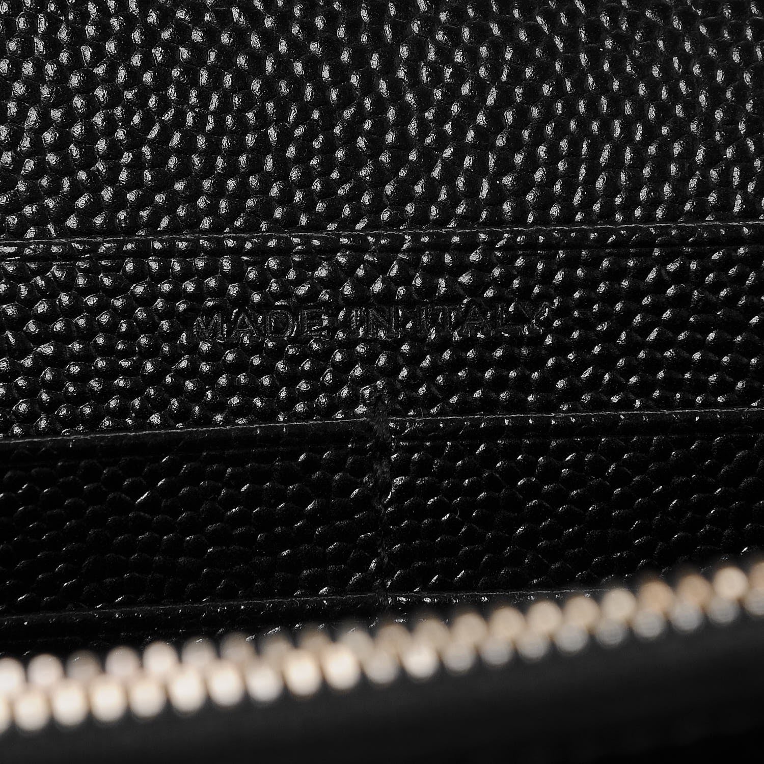 Saint Laurent Grain De Poudre Matelasse Chevron Monogram Chain Wallet Black 7 of 7