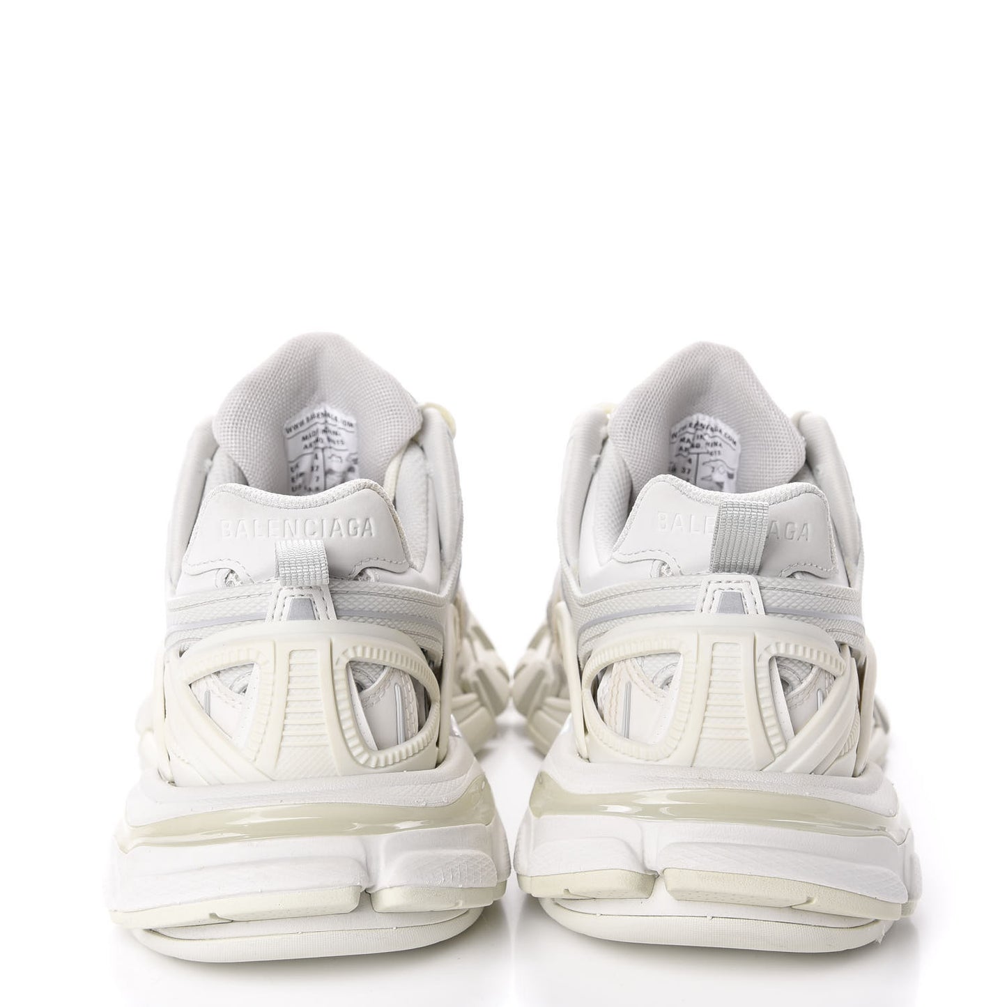 Rubber Mesh Womens Track.2 Open Sneakers 37 White