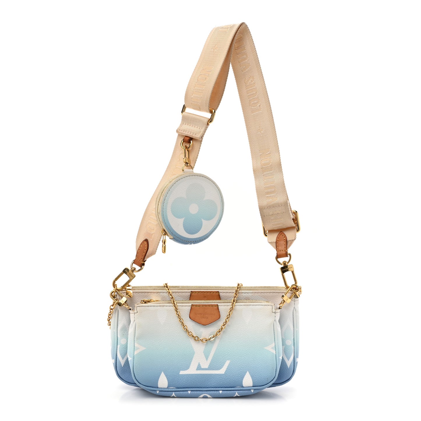 Monogram Giant By The Pool Multi Pochette Accessories Blue