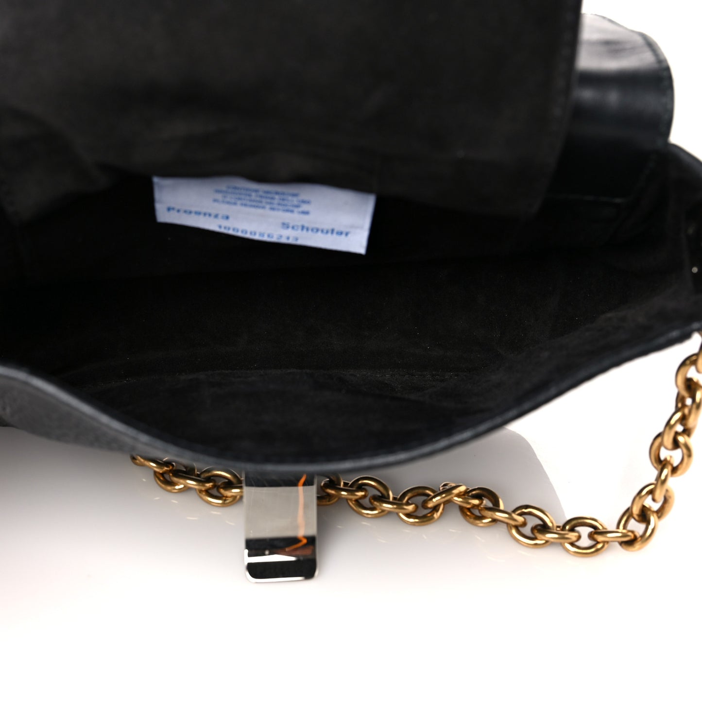 Pebbled Calfskin Extra Small Courier Black