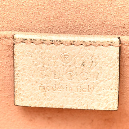 Gucci GG Supreme Monogram Flora Textured Calfskin Small Padlock Tote Beige Ebony Multicolor Mystic White 6 of 21