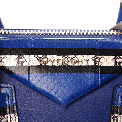 Givenchy Calfskin Ayers Trim Medium Antigona Blue 6 of 8