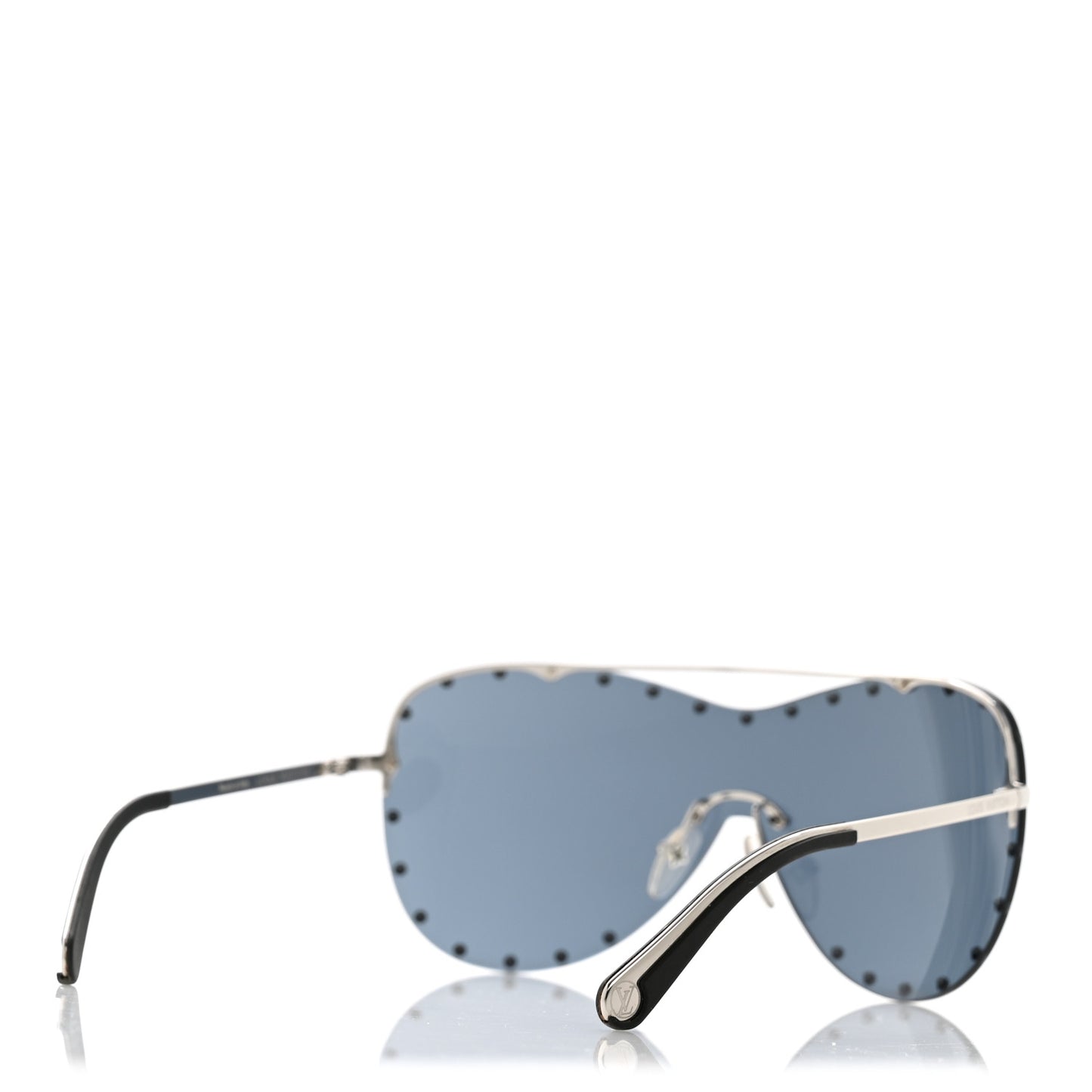 Metal The Party Shield Sunglasses Z1056E Black