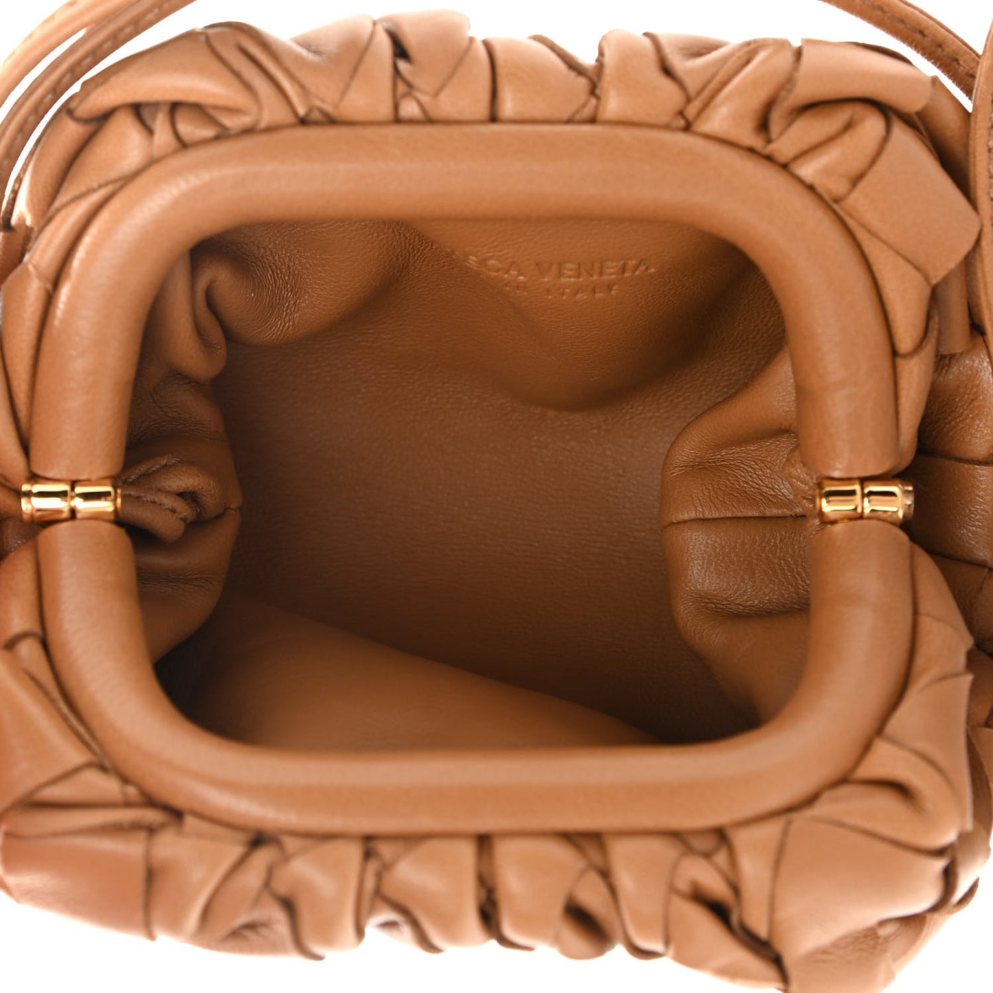 Nappa Intrecciato Coin Purse Carmel