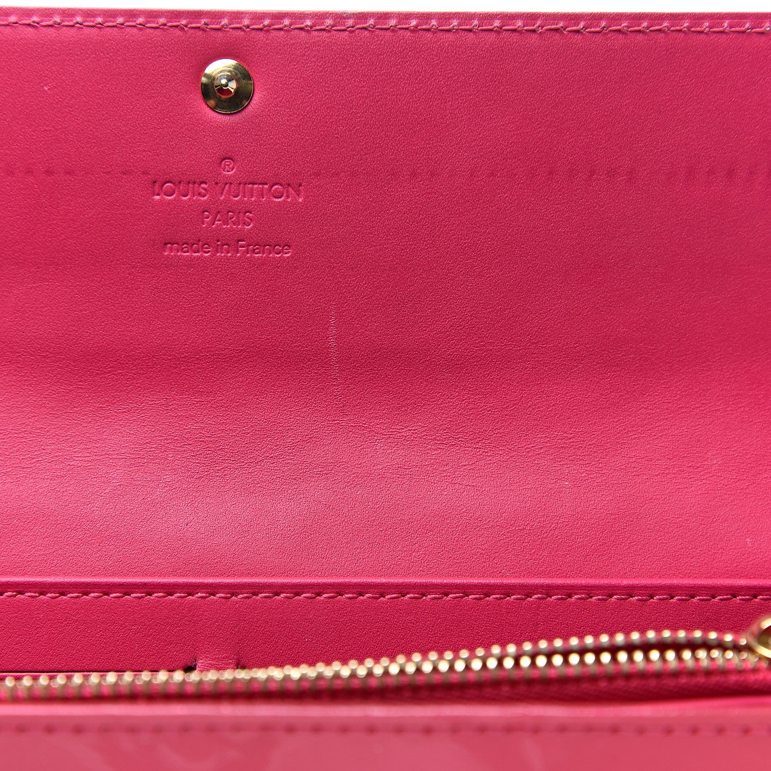 Louis Vuitton Vernis Sarah Wallet Rose Pop 8 of 13