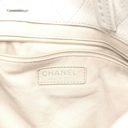 Chanel Grained Calfskin CC Pocket Tote White 7 of 10