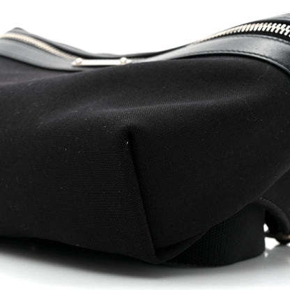 Saint Laurent Canvas Calfskin City Belt Bag Black 9 of 10