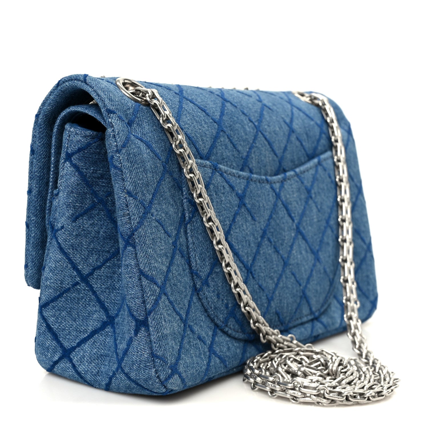 Chanel Denim 2.55 Reissue 225 Flap Blue 3 of 10