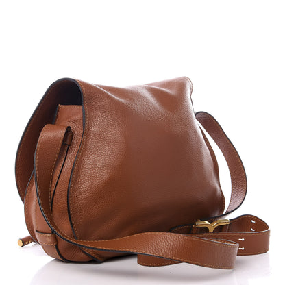 Chloe Calfskin Medium Marcie Round Crossbody Bag Tan 2 of 8
