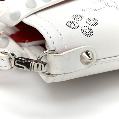 Christian Louboutin Calfskin Loubinthesky Nano Cabata Tote White 13 of 14