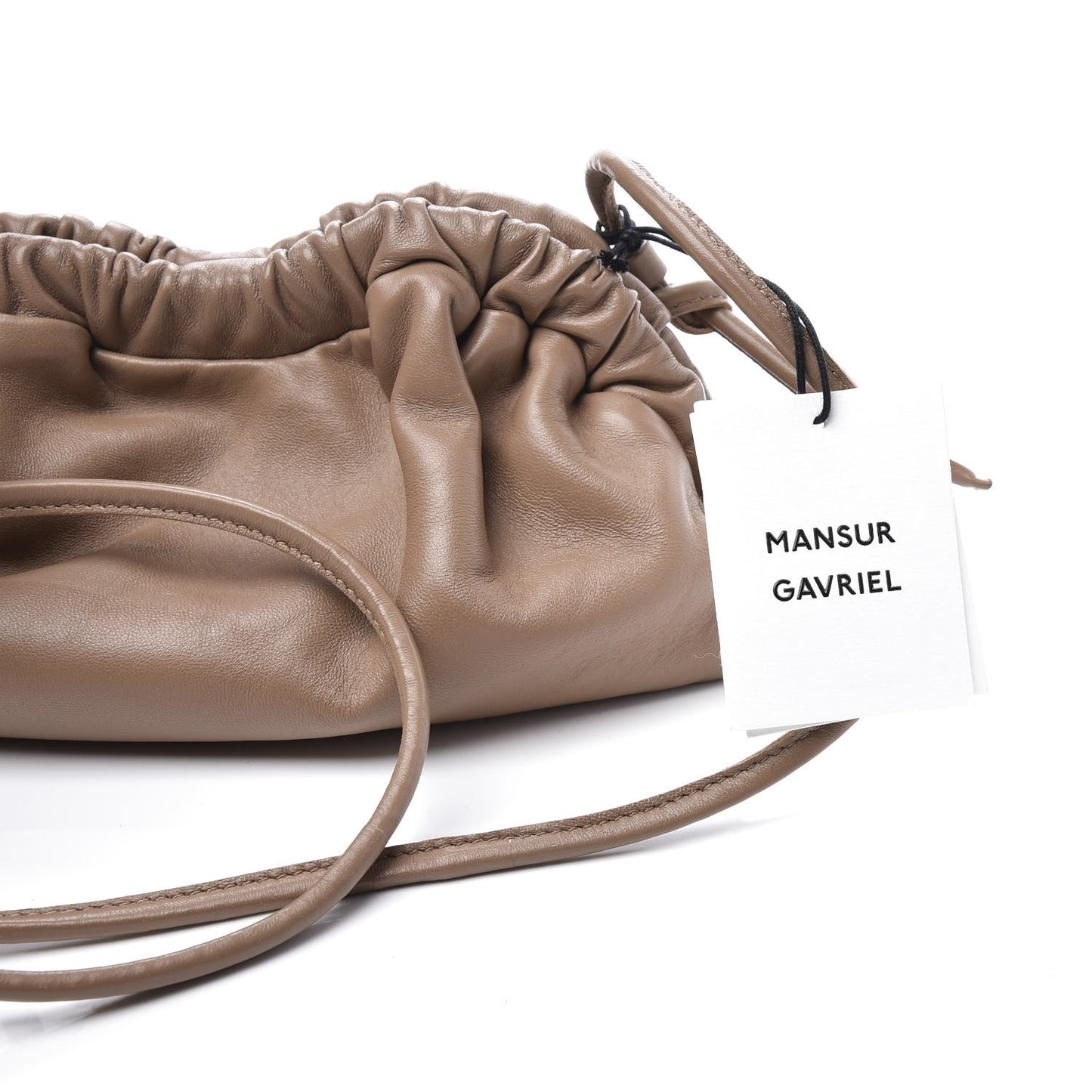 Lambskin Mini Cloud Clutch Blush