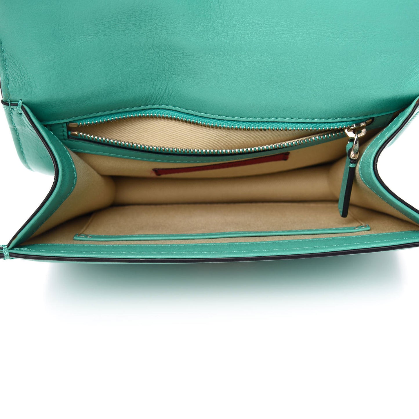 Vitello Small Glam Lock Rockstud Flap Colibri