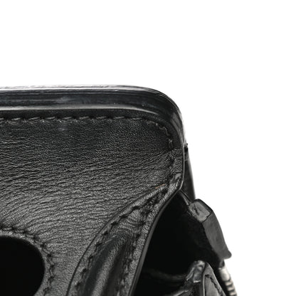 Alexander McQueen Calfskin Studded Mini Heroine Top Handle Bag Black 18 of 35