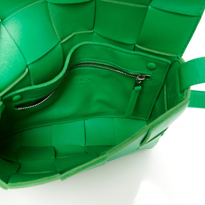 Bottega Veneta Lambskin Maxi Intrecciato Cassette Crossbody Bag Grass 4 of 11